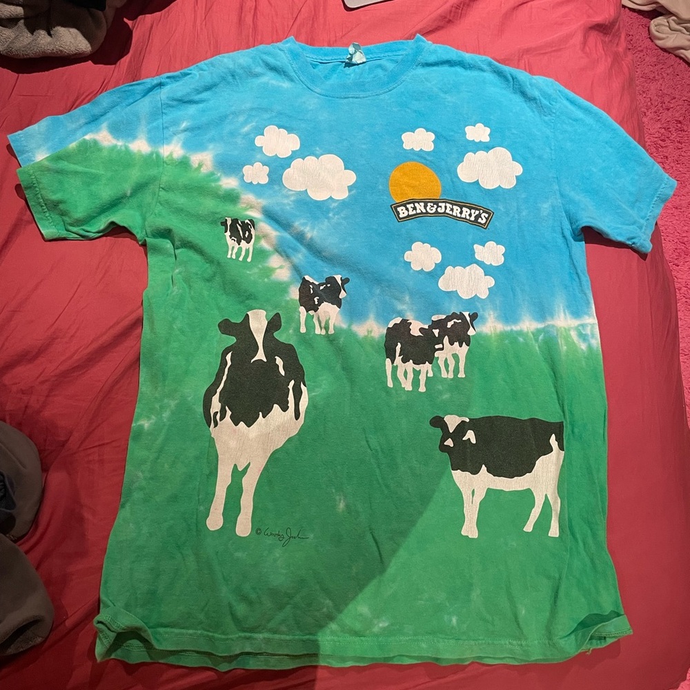 Euphoria Ben and Jerry’s cow tee